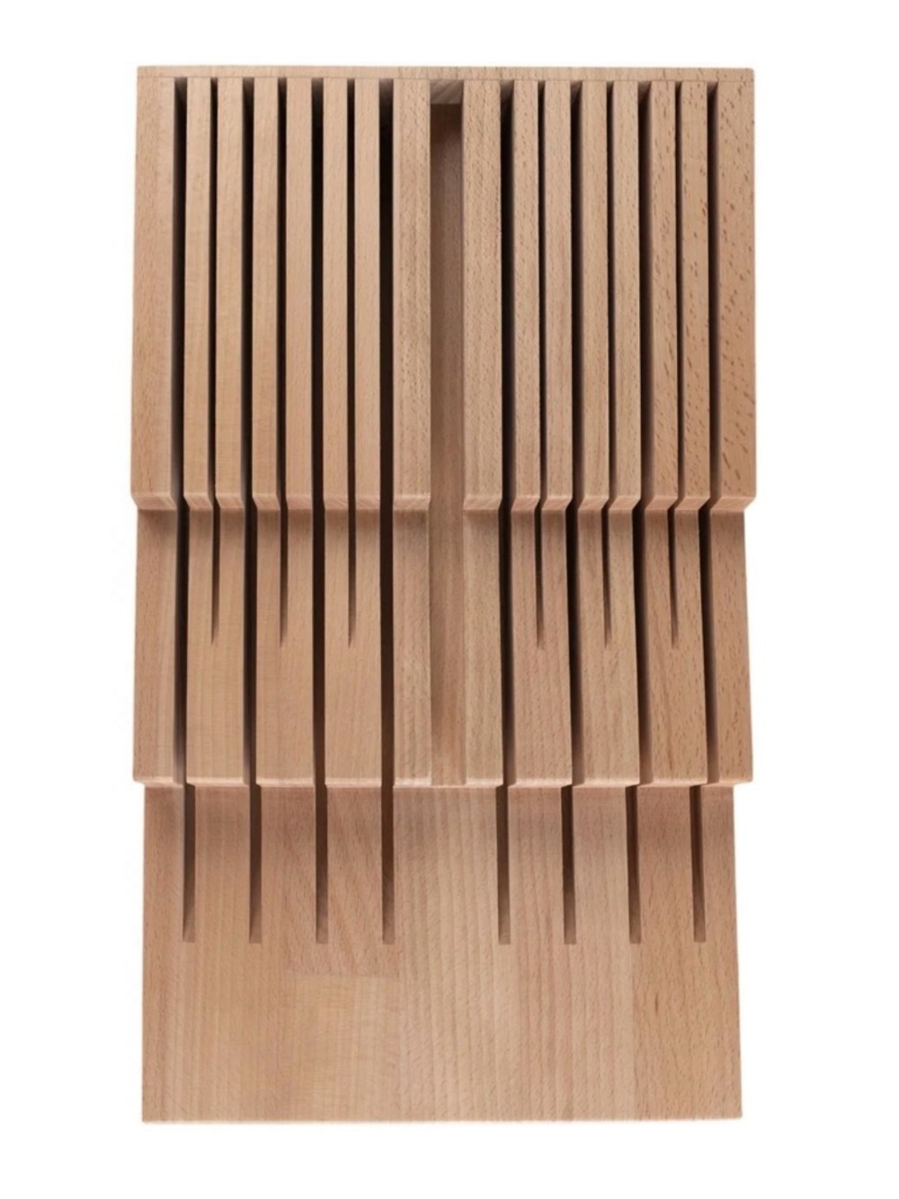 Shun 15 Slot In-Drawer Bamboo Knife Tray